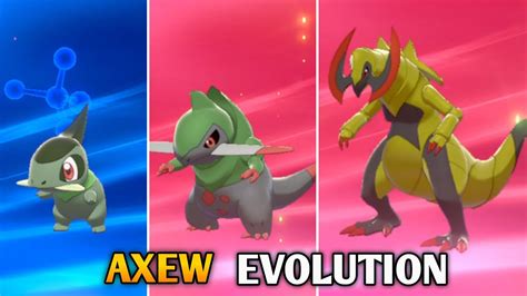 how to evolve haxorus|Pokemon Sword and Shield: How to Evolve Fraxure .